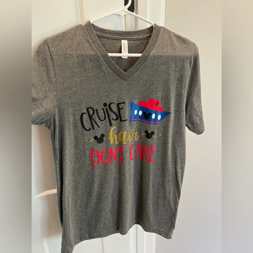 Disney Cruise Mom Vacation Ship Shirt Cruise Line Summer Beach Family Womens Med - Picture 4 of 5